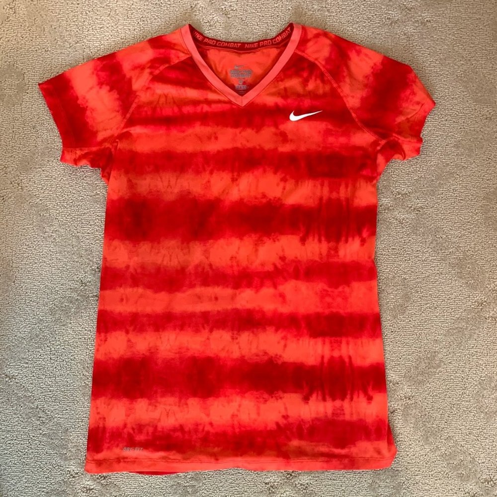 Nike Tie Dye Active Fitted Top